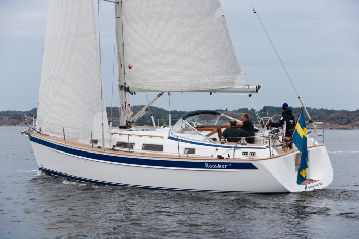 Hallberg-Rassy sålde fler stora båtar än tidigare till svenska seglare. 372:an är bästsäljaren. 8HR372